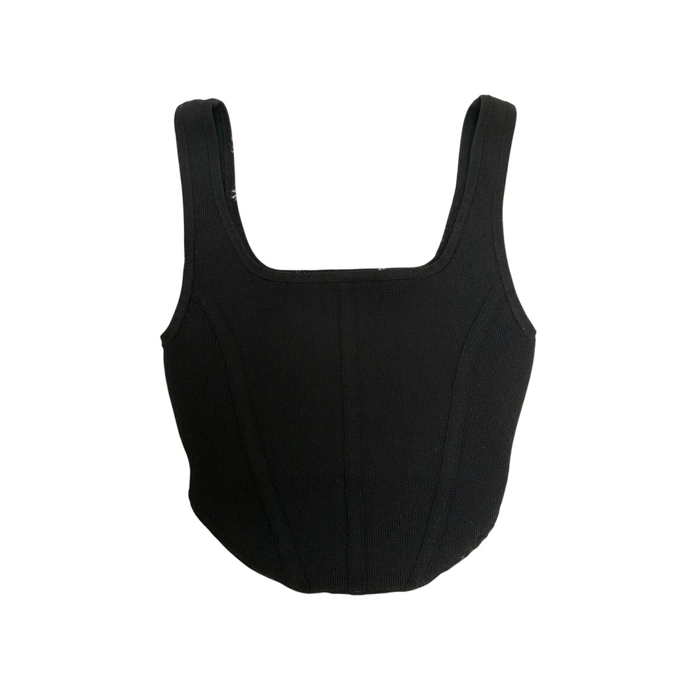 ARITZIA Babaton Black Sculpt Bustier Tank size 2XS